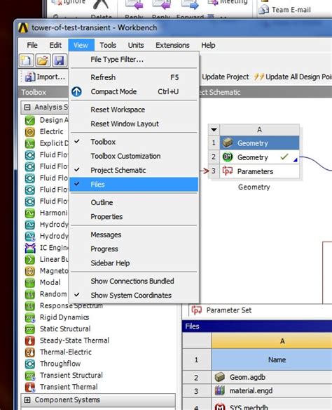 How Do You Save a File in ANSYS Workbench 的图像结果