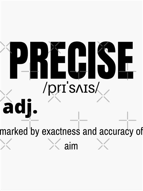 Image result for Define Precise