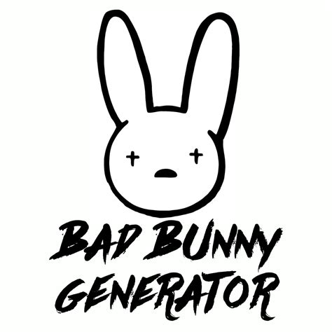Bad Bunny Custom Logo Generator