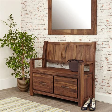 Dcraftive Sheesham Wood Shoe Rack Cum Chair for Home | Sitting Bench ...