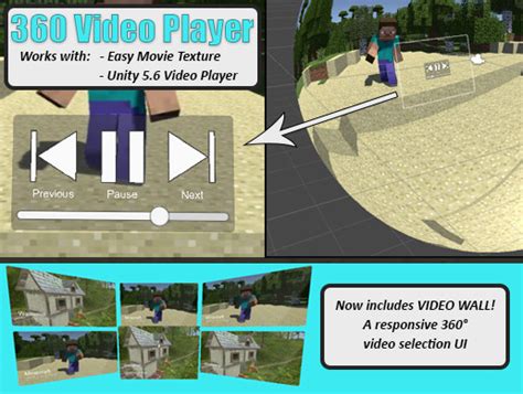 Image result for Unity 360 Video Player