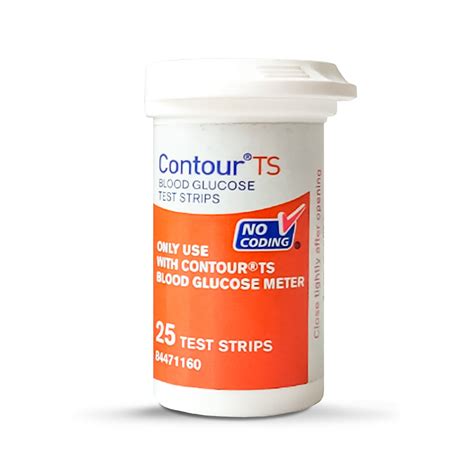 Buy Contour TS Blood Glucose Test Strips, 25's : ClickOnCare.com