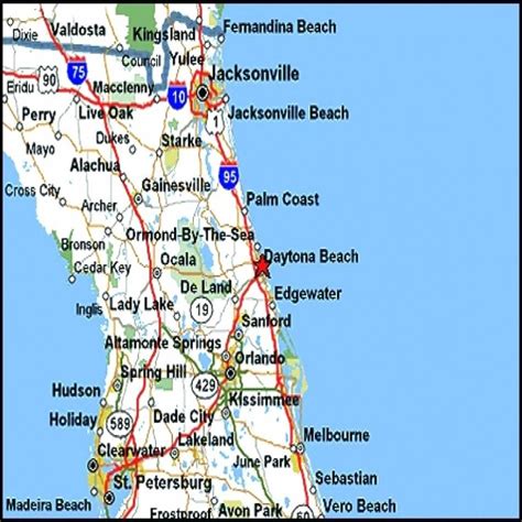 Map Of Florida Beaches