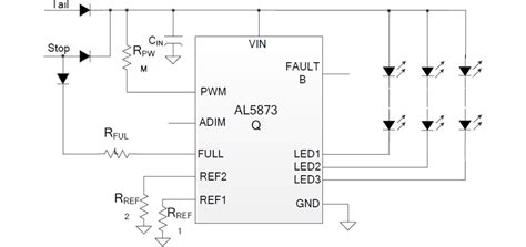 AL5873Q Automotive LED Driver - Diodes Inc | Mouser