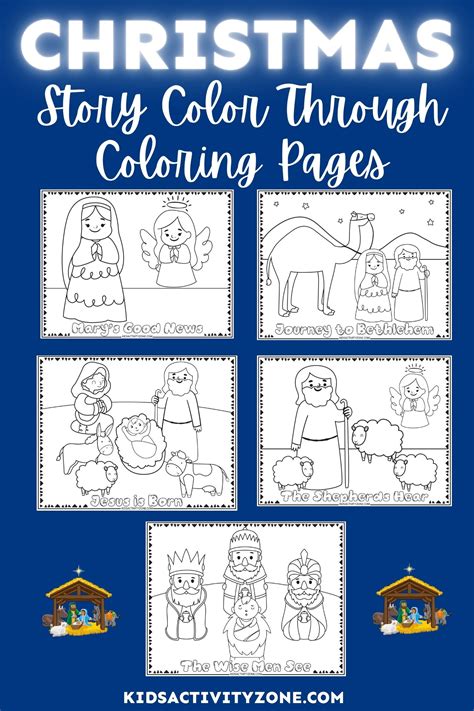 Printable Nativity Story Coloring Pages [2025]
