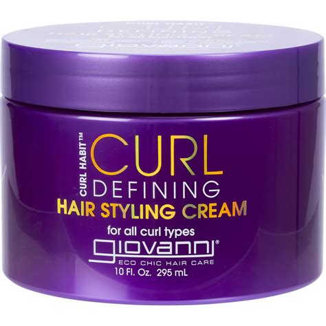 CU‎RL HABIT® CU‎RL DEFINING HAIR STYLING CREAM - Giovanni Cosmetics