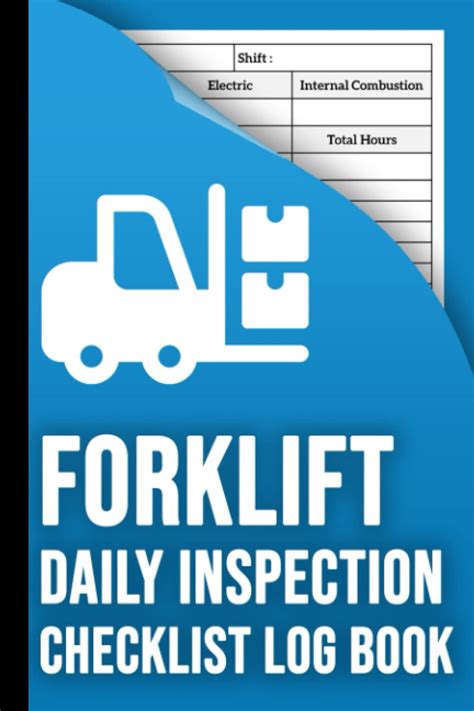 Buy Forklift Daily Inspection Checklist Log Book: Safety & Maintenance ...