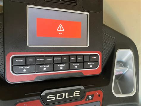 Image result for Sole Treadmill E2 Error Code