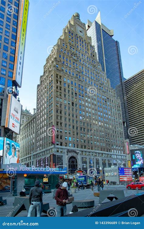 New York, NY / United States - Feb. 26, 2019: Vertical View of Landmark ...