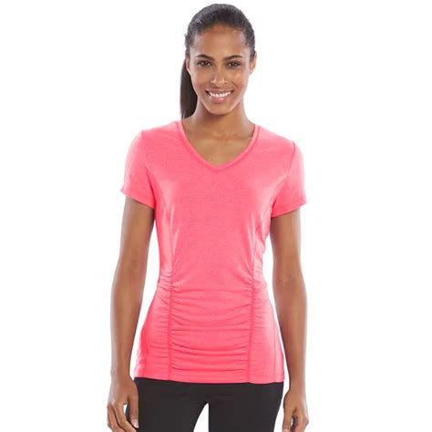 Women's Tek Gear® Shirred Workout Tee