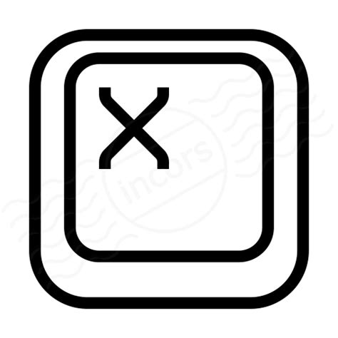 Image result for Keyboard Key X Icon
