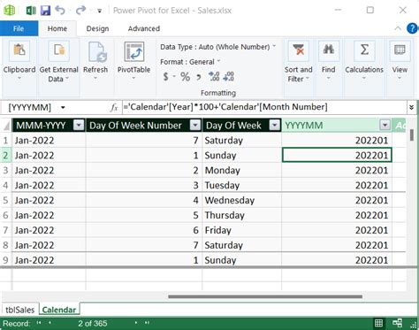 Getting PivotTable Date into Column 的图像结果