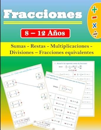 Amazon.in: Buy Fracciones: ¡Aprendiendo a sumar, restar, multiplicar y ...