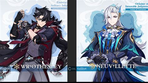 Something feels different about Wriothesley and Neuvillette Drip ...