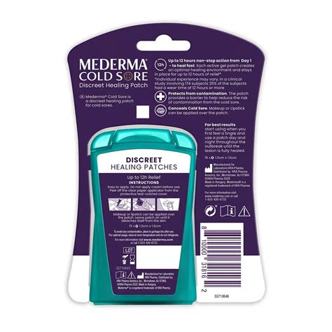 Mederma Cold Sore Discreet Healing Patch, 15 Ct