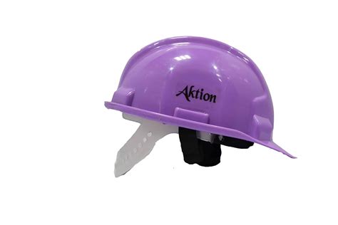 Aktion Safety Helmet AKH-11 Nape Type - Voilet (Pack of 10) : Amazon.in ...