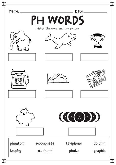 14 Ph Phonics Worksheets - Free PDF at worksheeto.com
