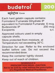 Budetrol 200mcg Bottle Of 30 Capsules: Uses, Side Effects, Price ...