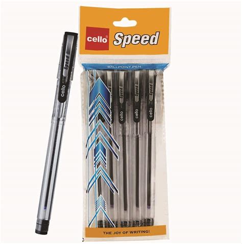 Cello Speed Ballpen - Pack of 200 (Black - Pouch Packing) : Amazon.in ...