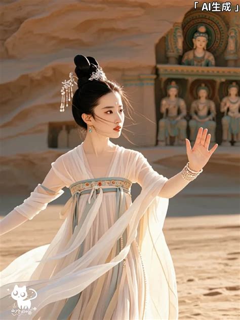 刘亦菲 Ai 敦煌 的图像结果