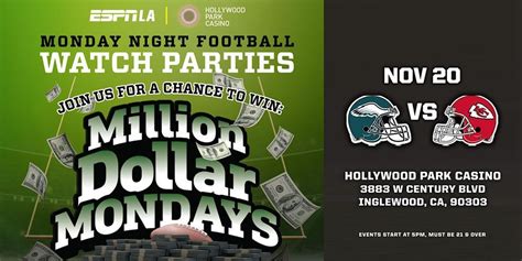 ESPN LA Million Dollar Mondays Watch Party - Eagles vs Chiefs, 3883 ...