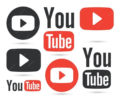 Youtube symbol youtube sign youtube icon flat design style | Premium Vector