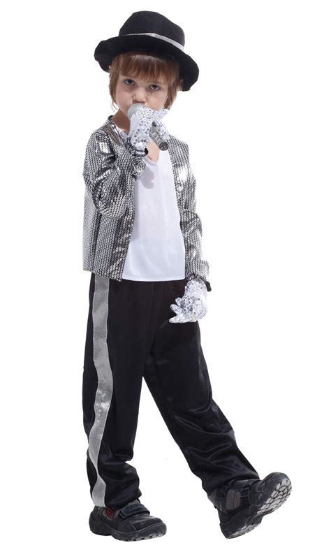 Buy lontakidsKids Boys 80s Costume Michael Cosplay Hip Hop Stage ...