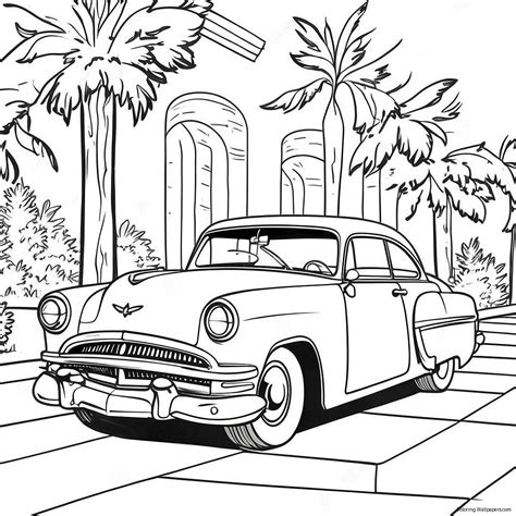 Classic Cars Coloring Pages