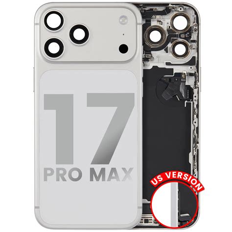Back Housing W/ Charging Port Flex & Small Parts Compatible For iPhone