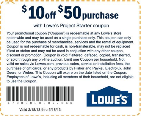 Lowe's Promo Code 的图像结果