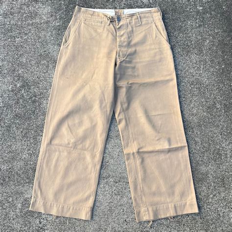 40's WWII U.S.ARMY M-1941 CHINO TROUSERS | Daps All Good Store