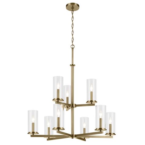 Kichler Crosby 9-Light Gold Traditional Chandelier