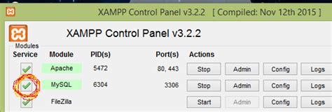 Image result for How to Open MySQL Xampp Control Panel