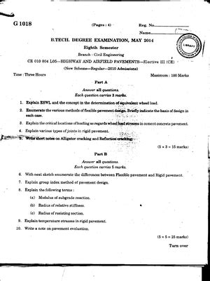S8CE Environmental Pollution Control Techniques S8 B.Tech MGU 2016 May ...
