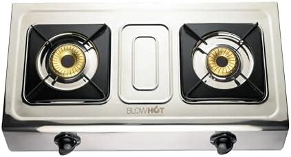 SUNFLAME Shakti 2 Burner Stainless Steel Gas Stove, Manual Ignition ...