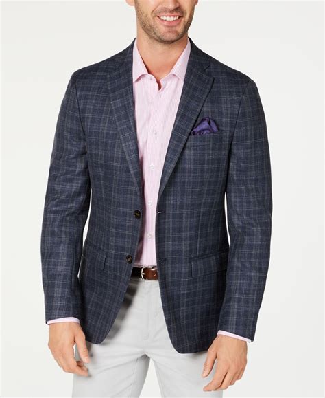 Lauren Ralph Lauren Men's Classic-Fit UltraFlex Stretch Plaid Sport ...