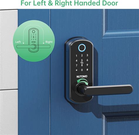 NUTOMO Fingerprint Entry Door Handle Lock (Model B0B7S2DMPM ...