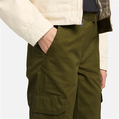 Brookline Utility Cargo Pants for Women in Dark Green