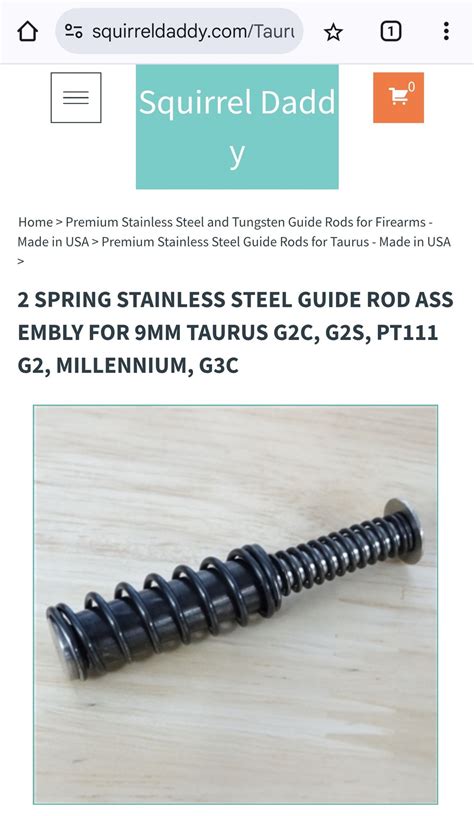 Image result for Taurus Spectrum Guide Rod and Spring