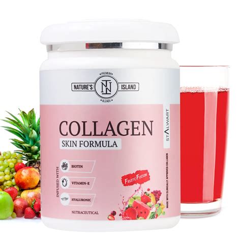 Nature's Island Skin Collagen Powder, Marine Collagen Peptides for ...