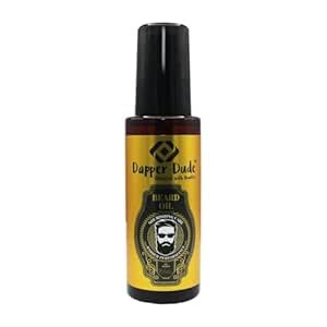 Dapper Dude Beard Oil for Men – Promotes Beard Growth, Softens ...