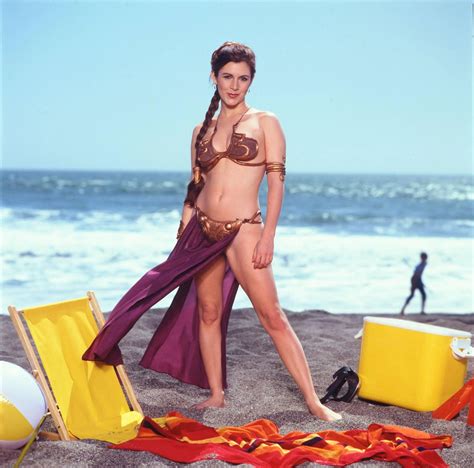 Princess Leia Slave Costume Wallpaper