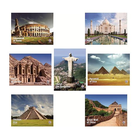 Ratna's 7 Wonders of The World Jigsaw Puzzle. 7 Different Jigsaw Puzzl ...
