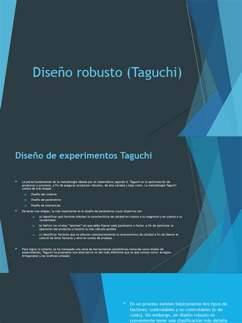 Image result for Taguchi Design