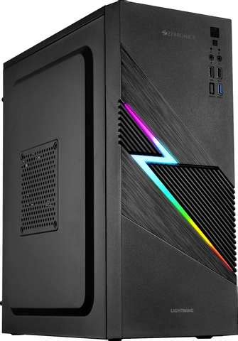 ZEBRONICS APEX Gaming Cabinet, Full-Tower, E-ATX/ATX/mATX/ITX, 4 ARGB ...