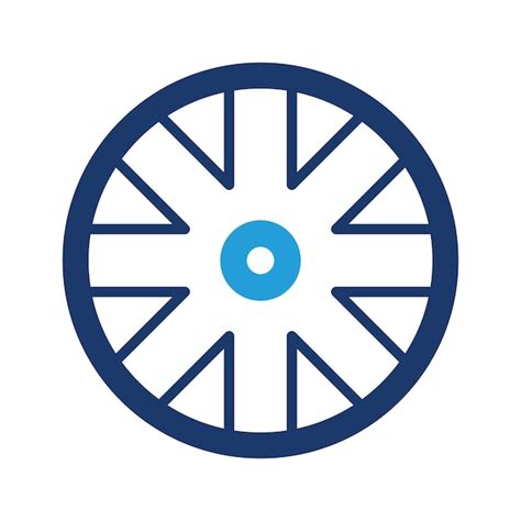 Rims icon vector design illustration template | Premium Vector