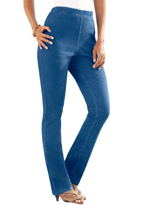Womens Elastic Waist Pull On Jeans at Ebony Butters blog