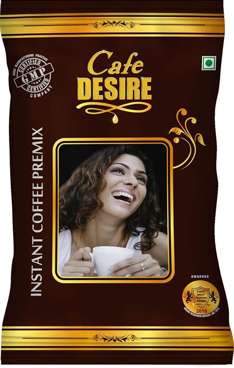 Cafe DESIRE I DRINK SUCCESS Instant Coffee Powder Premix | Milk Not ...