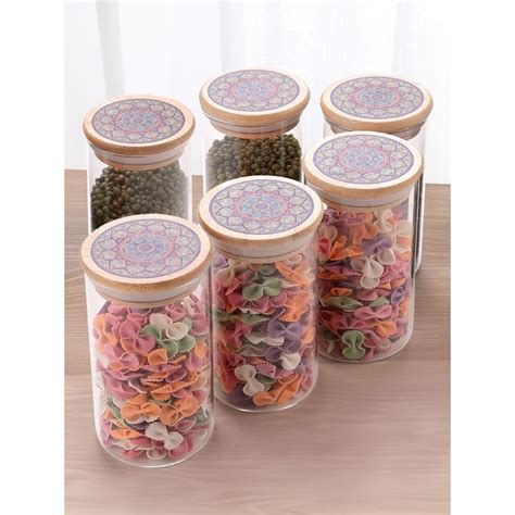 Buy UMAI Borosilicate Jar Set (Pack of 6) Online