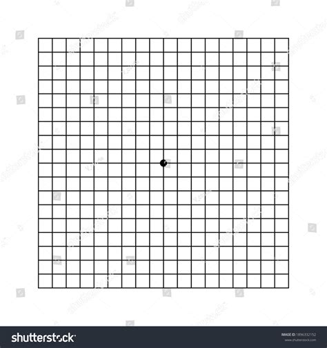 Amsler Grid Scotoma Eye Test Vector Stock Vector (Royalty Free ...